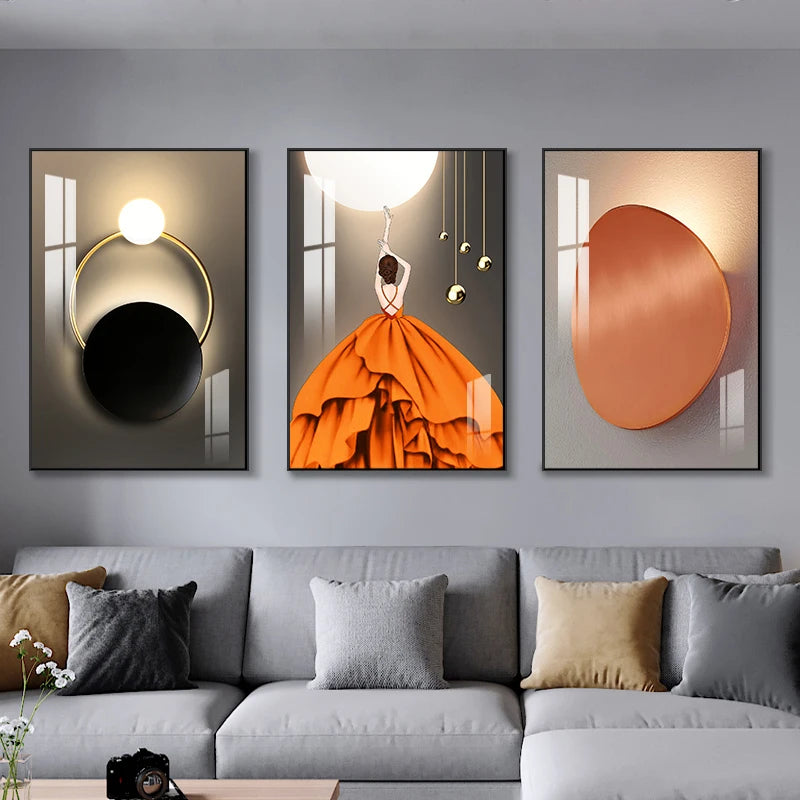 Luxury Woman Canvas Set