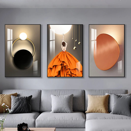 Luxury Woman Canvas Set