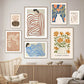 Striped Girl Canvas Art