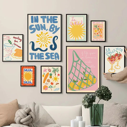 Tropical Seashell Canvas Art