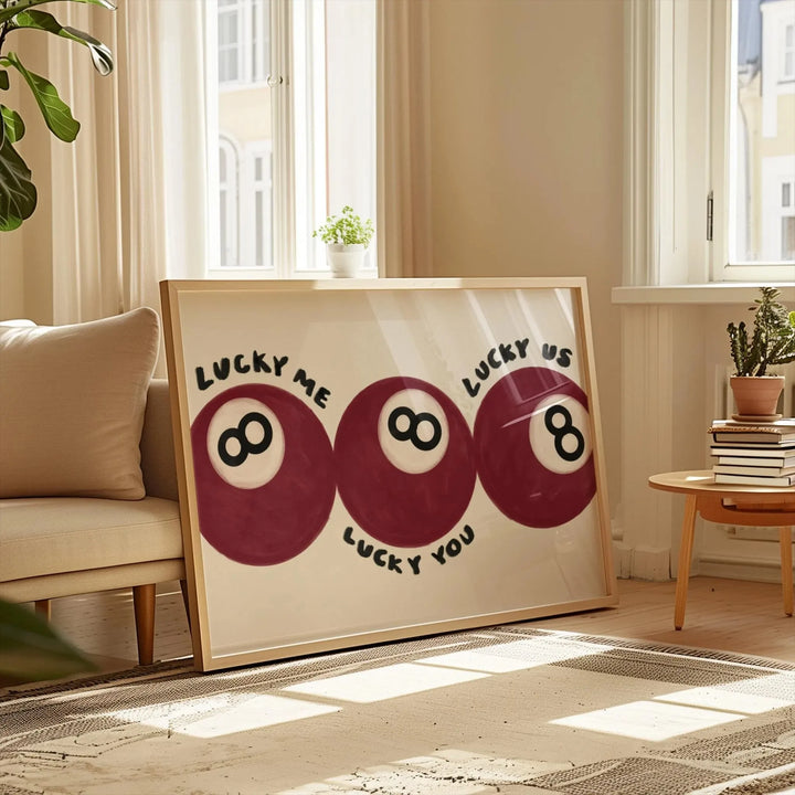 Lucky Eight Ball Canvas