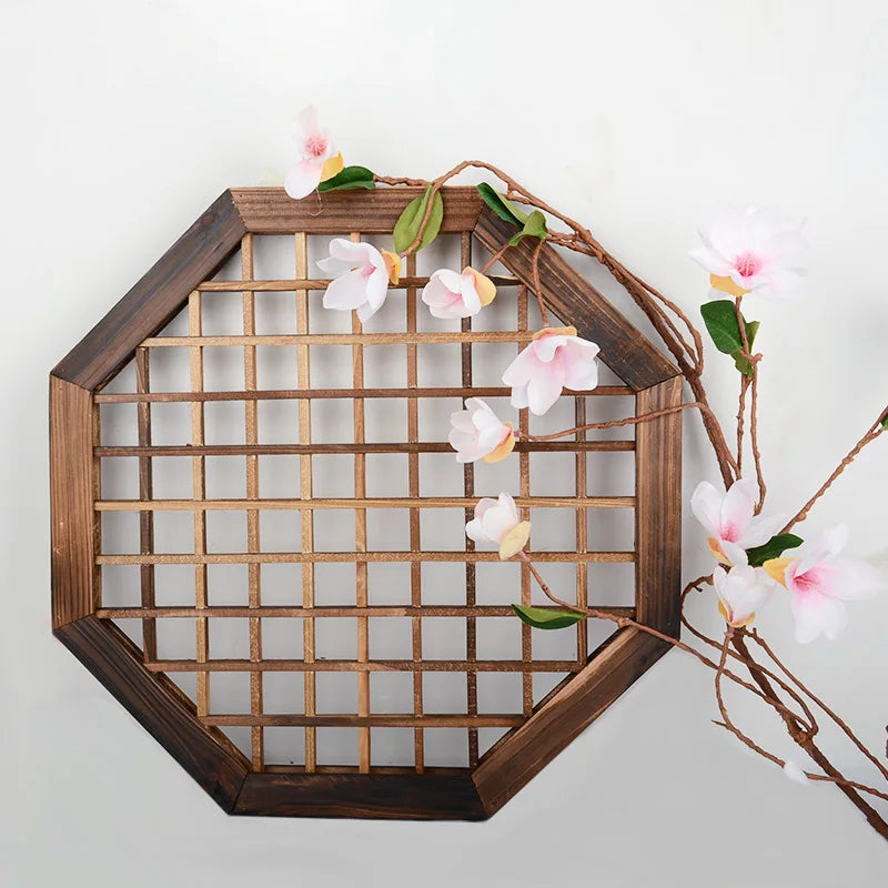 Rustic Garden Trellis Decor