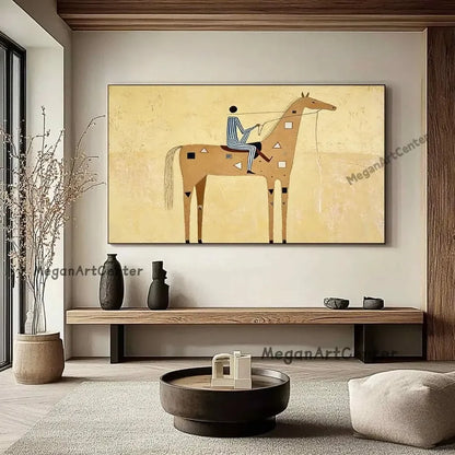 Western Horse Canvas Art