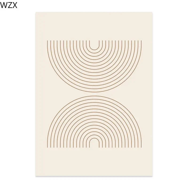 Scandinavian Geometric Canvas Art