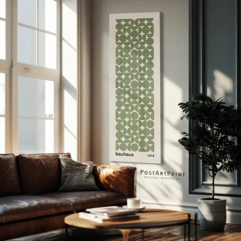 Sage Bauhaus Canvas Print