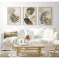 Boho Botanical Canvas Set