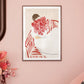 Botanical Cherry Flower Canvas