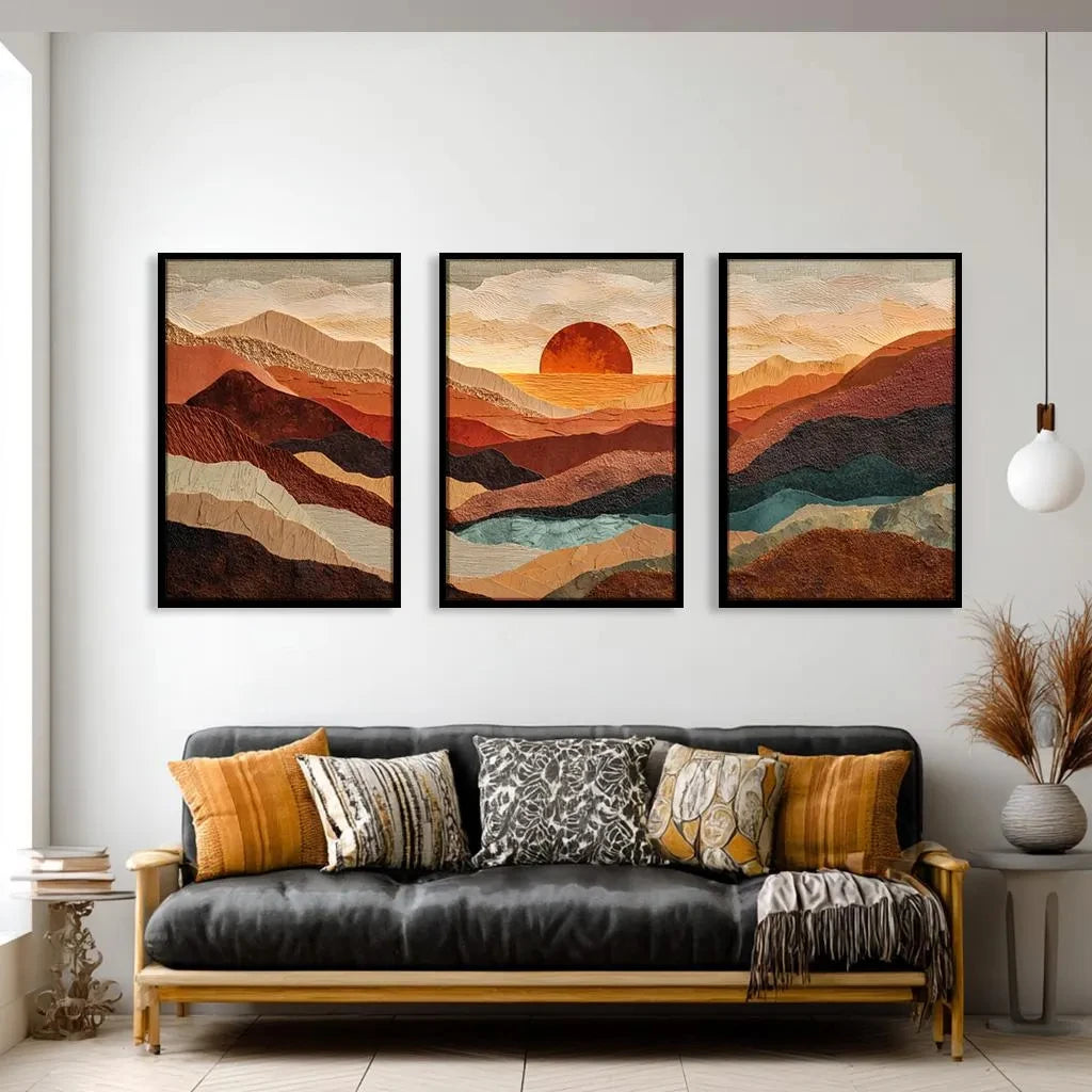 Modern Beach Canvas Set