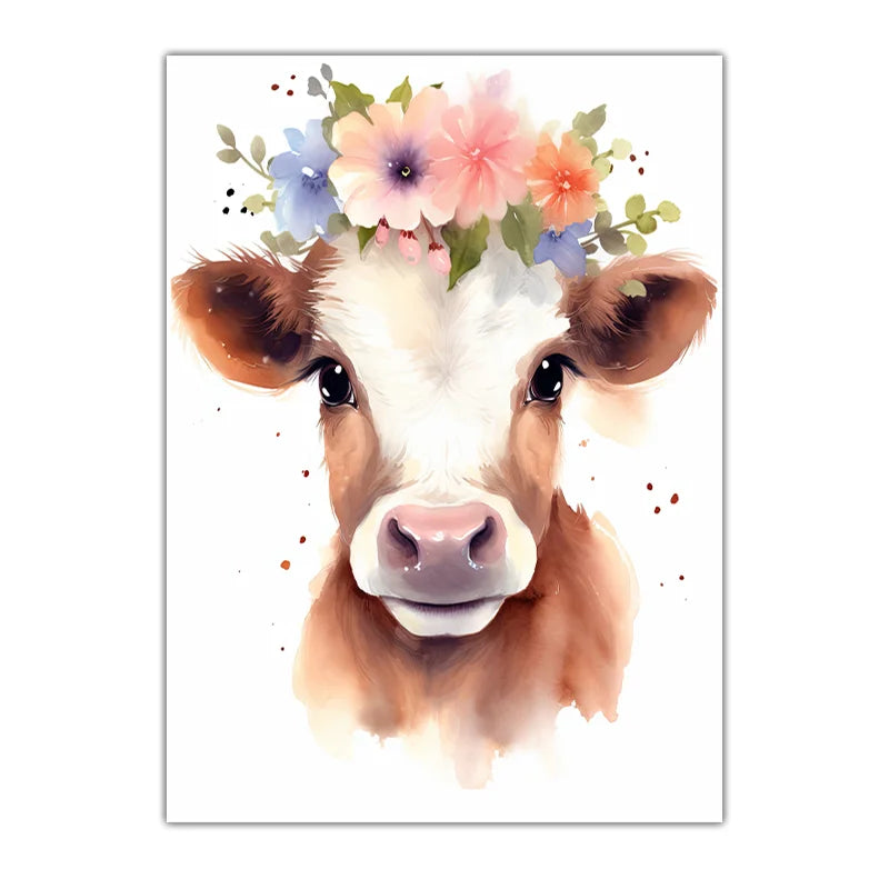Woodland Animal Nursery Canvas