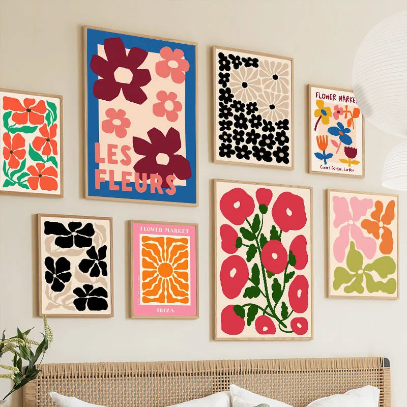 Flower Market Canvas Print