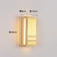 Japanese Wooden Wall Lamp