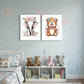 Woodland Animal Nursery Canvas
