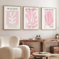 Pink Matisse Canvas Set