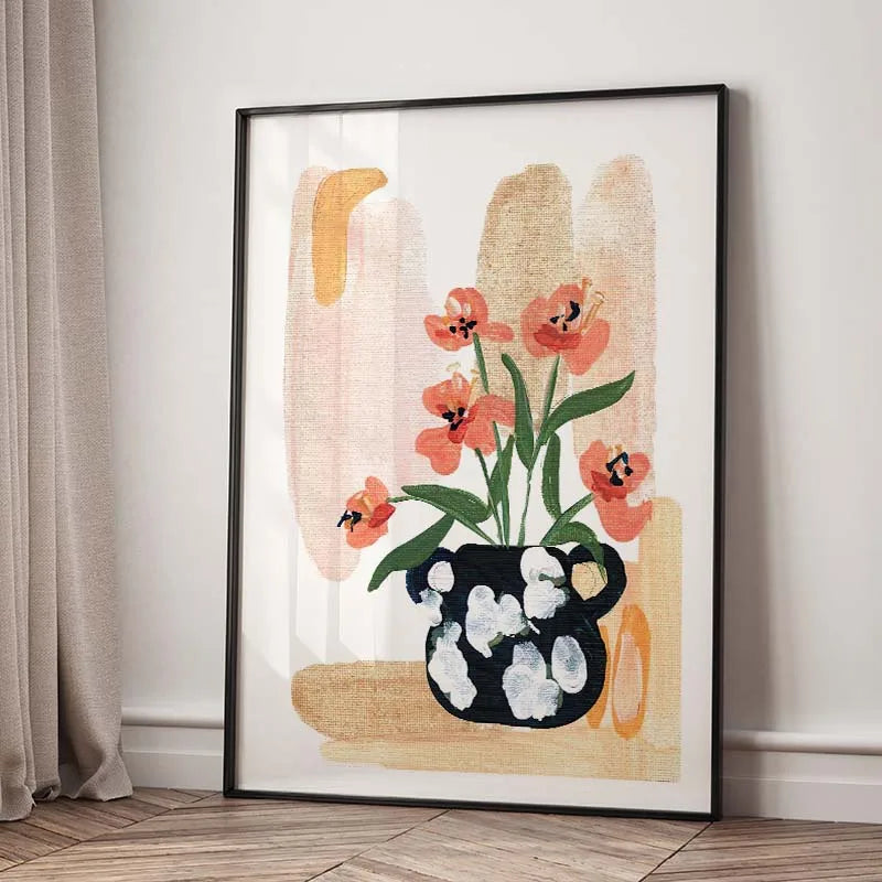 Flower Market Canvas Print