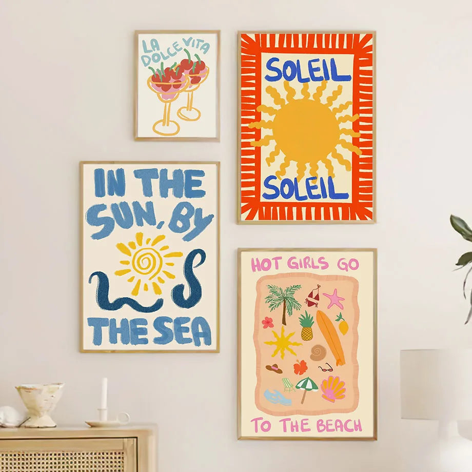 Tropical Seashell Canvas Art