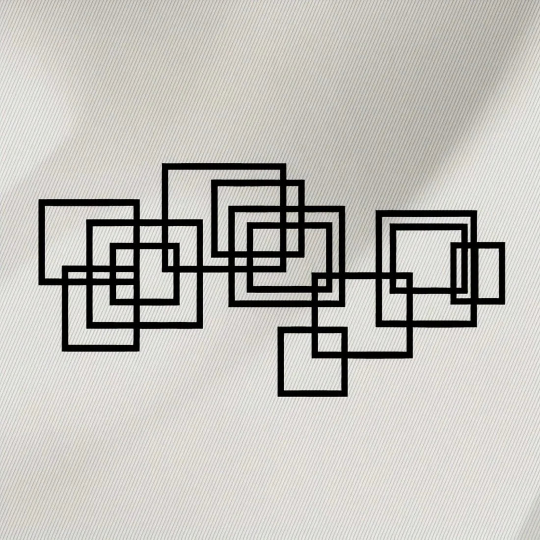 Geometric Iron Wall Panel