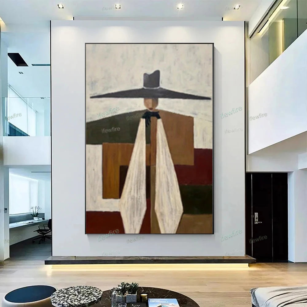 Handmade Figure Canvas Art