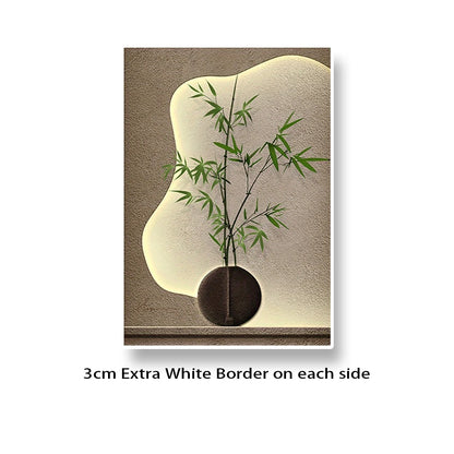 Japanese Bamboo Canvas Art