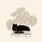 Lazy Cat Canvas Art