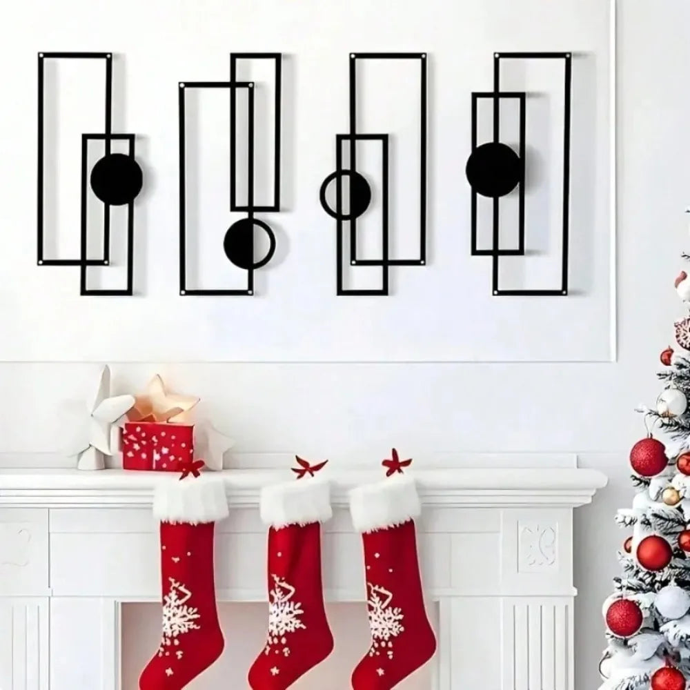 Modern Metal Wall Set