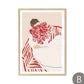Botanical Cherry Flower Canvas