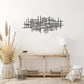 Abstract Grid Metal Art