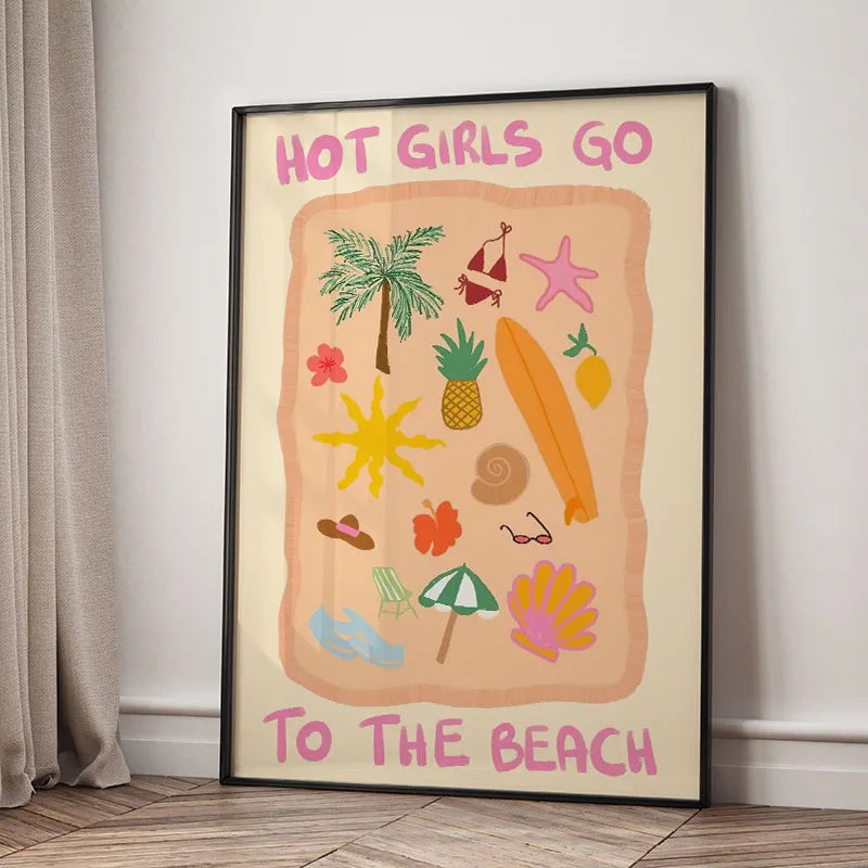 Tropical Seashell Canvas Art