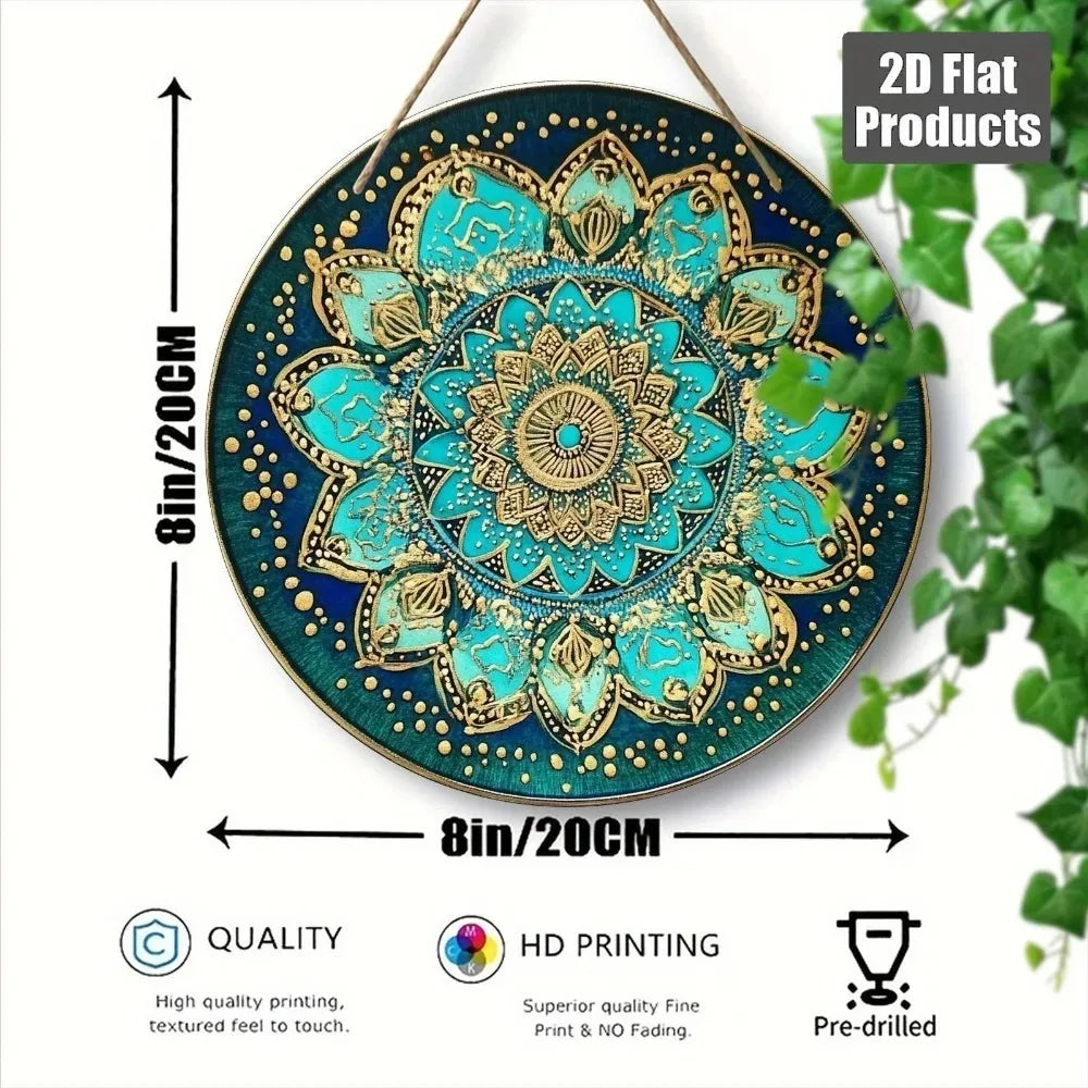 Handmade Mandala Wall Plaque