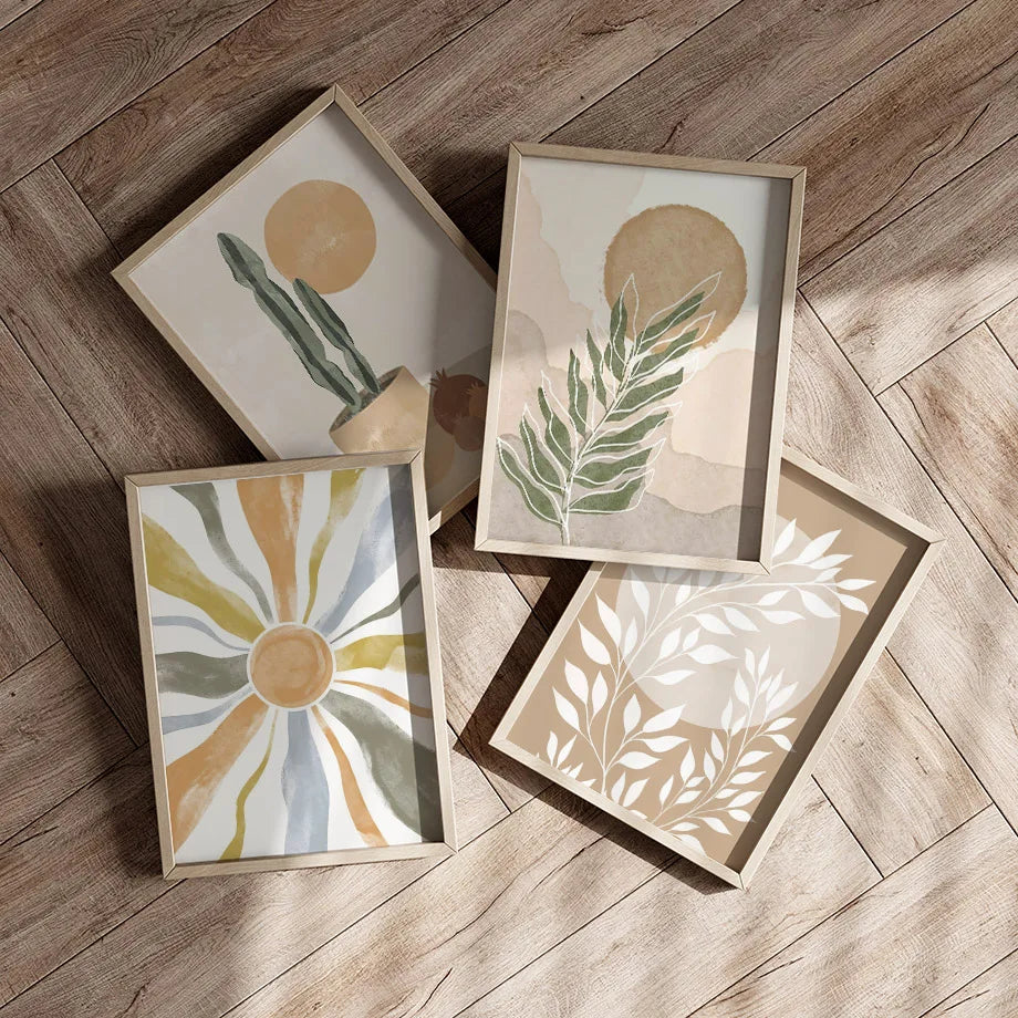Geometric Boho Canvas Art