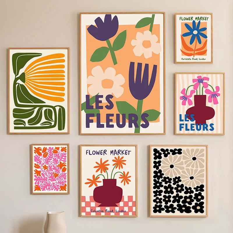 Flower Market Canvas Print