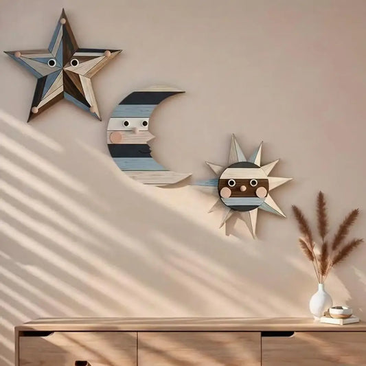 Rustic Moon Star Decor