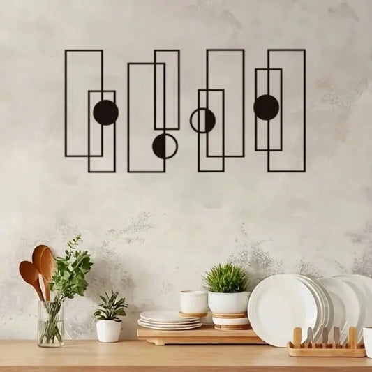 Modern Metal Wall Set