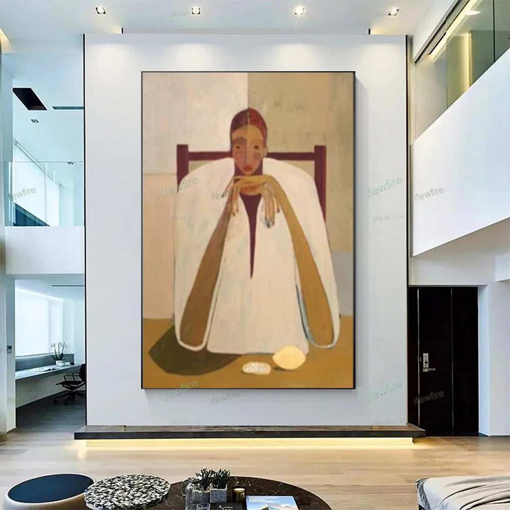 Handmade Figure Canvas Art