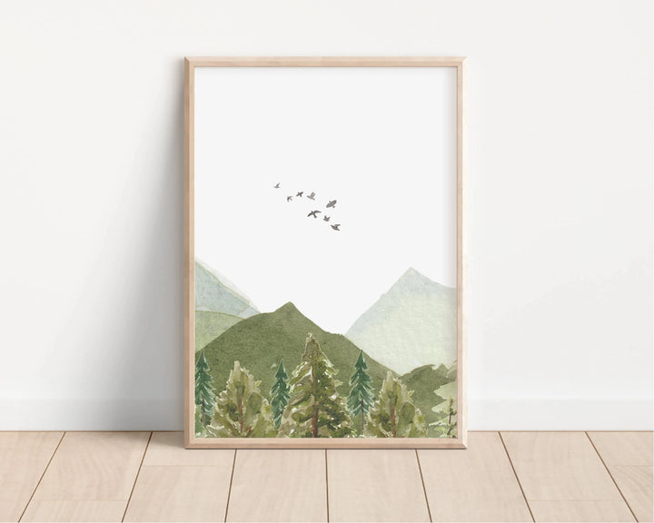 Sage Green Bauhaus Art
