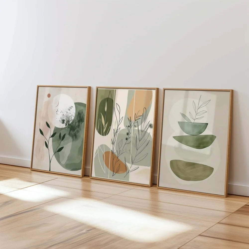 Botanical Floral Art Set