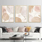 Beige Geometric Canvas Art