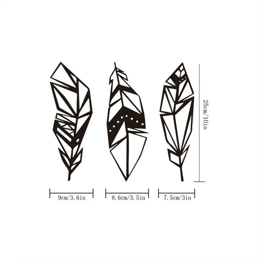 Feather Metal Wall Art