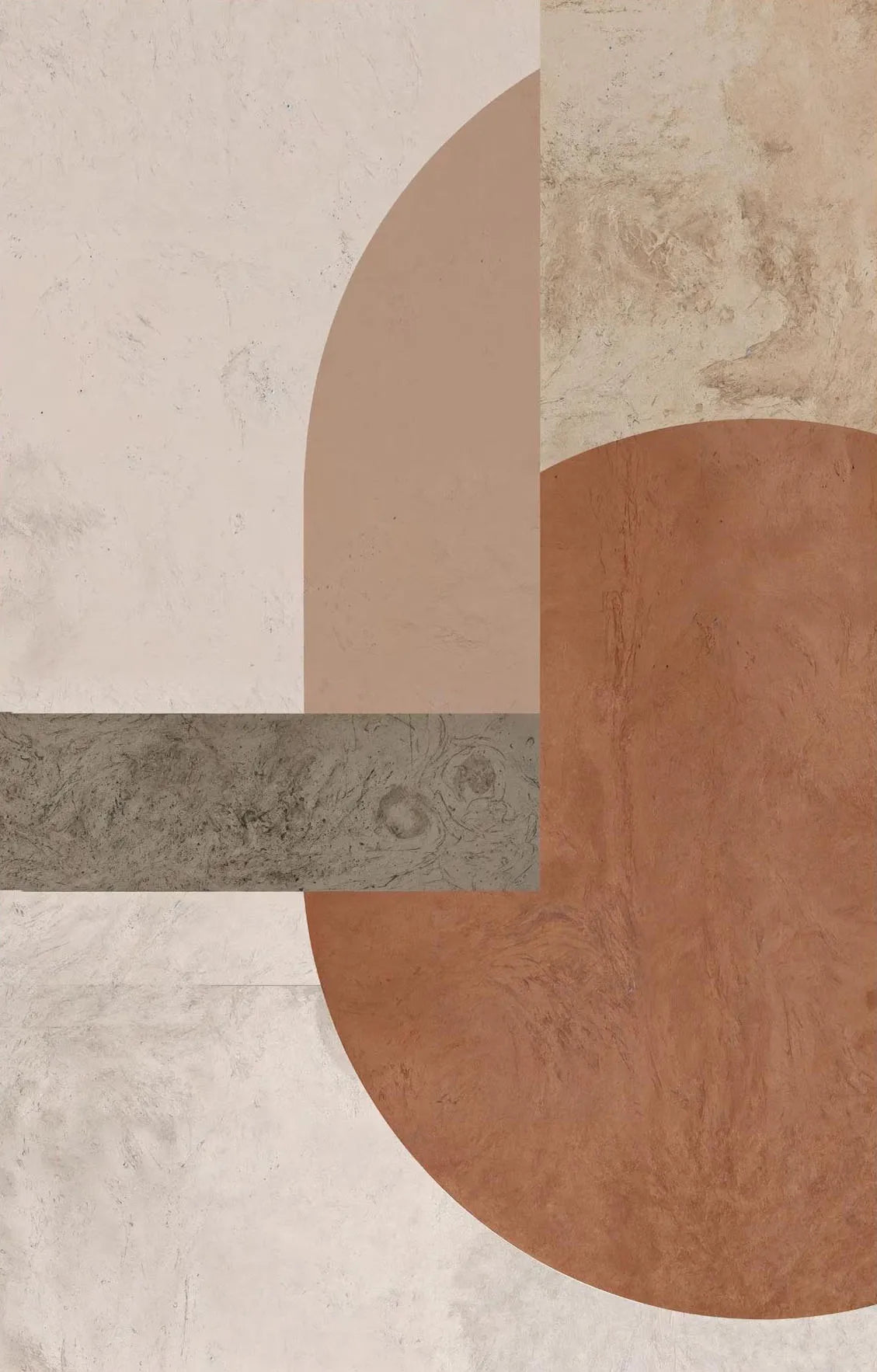 Earth Tone Triptych Art