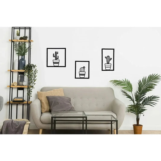 Metal Cactus Wall Set