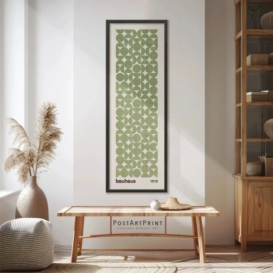 Sage Bauhaus Canvas Print