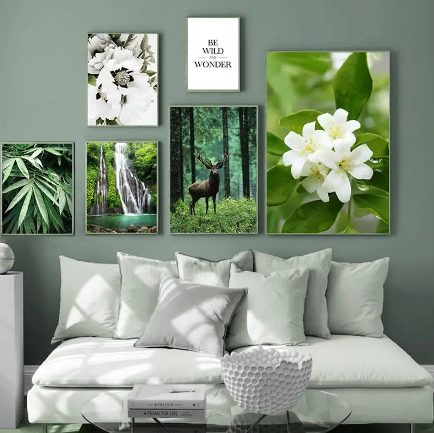 Wild Deer Forest Canvas