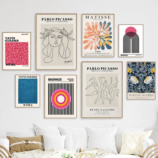 Picasso Bauhaus Canvas Art