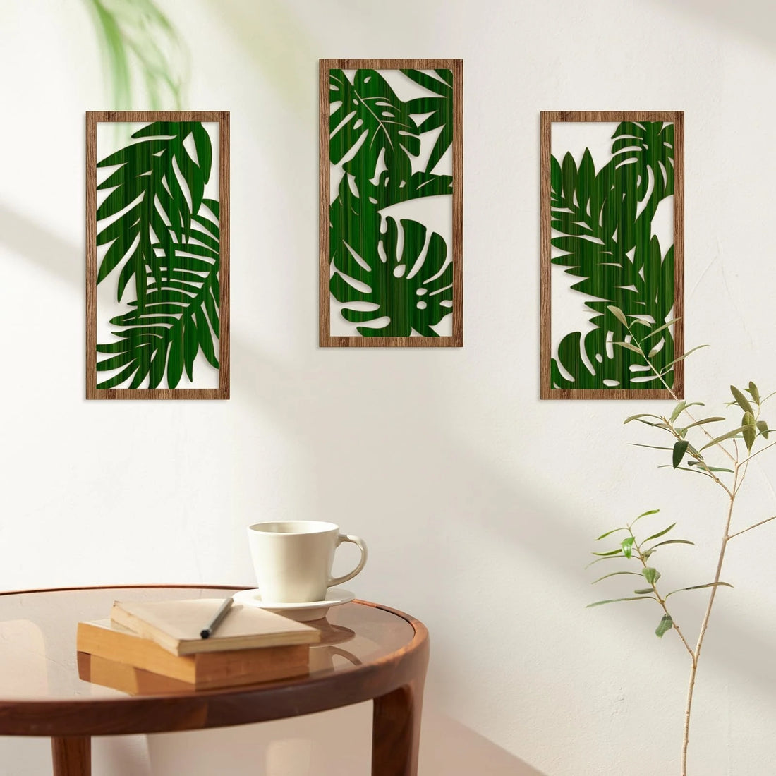 Rustic Hollow Leaf Art