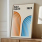 Bauhaus Rainbow Canvas Art