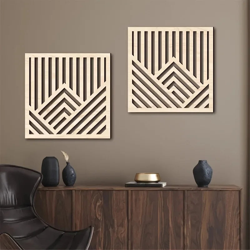 Modern Wooden Wall Accents