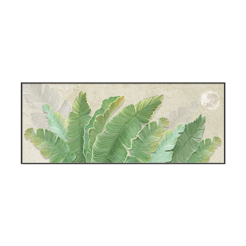 Green Leaf Canvas Art