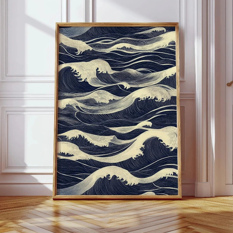 Japanese Wave Canvas Art