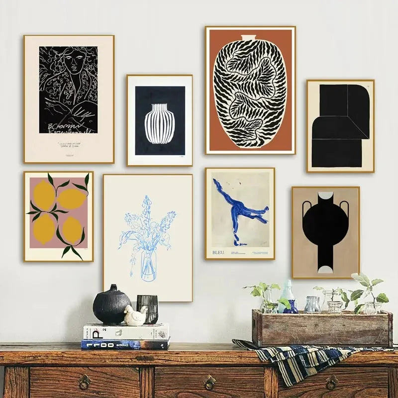 Lemon Vase Canvas Art