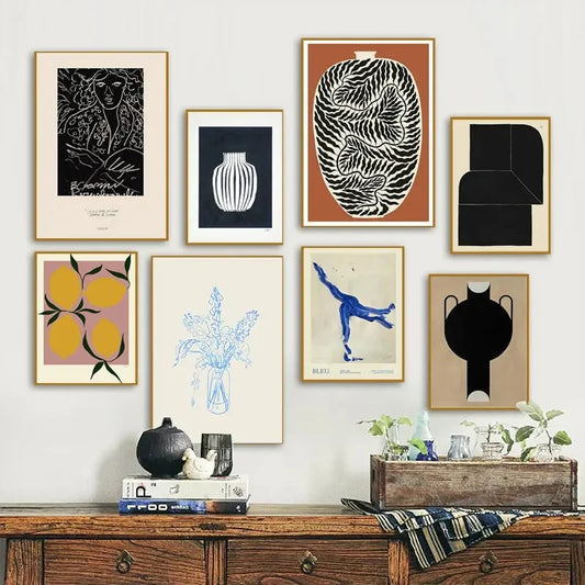 Lemon Vase Canvas Art