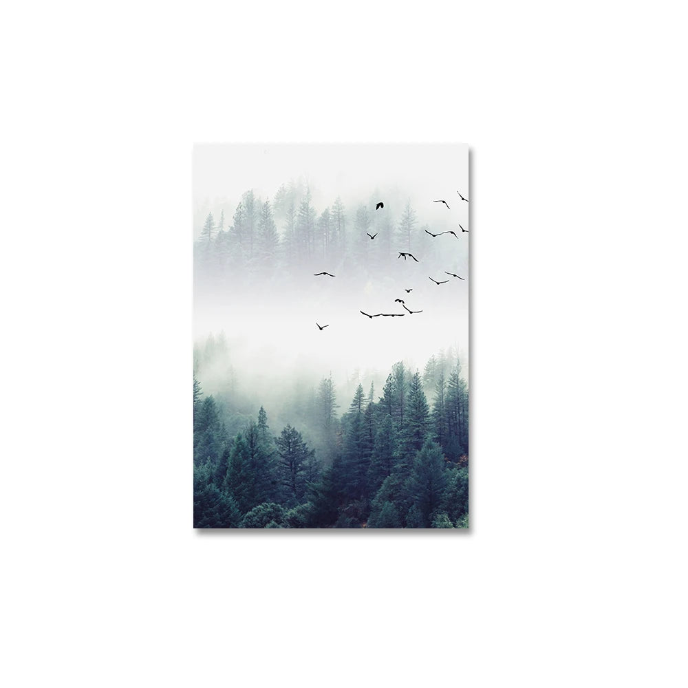 Evergreen Forest Canvas Set
